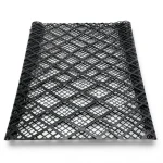 Hot Rolled Black Steel Expanded Metal Mesh Thickness 2.8 mm Width 2.44 m Length 6 m