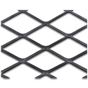 Hot Rolled Black Steel Expanded Metal Mesh Thickness 2.8 mm Width 2.44 M Length 7 M