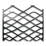 Hot Rolled Black Steel Expanded Metal Mesh Thickness 3 mm Width 2.44 M Length 1 M
