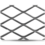 Hot Rolled Black Steel Expanded Metal Mesh Thickness 3 mm Width 2.44 m Length 5 m