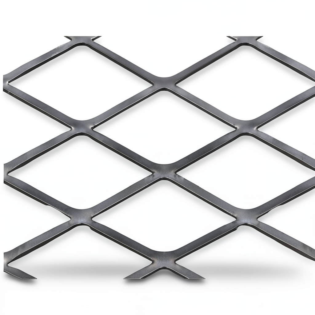 شبك حديد اسود بقلاوة تجاري سماكة 3 ملم عرض 2.44 متر طول 2 متر
