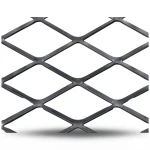 Hot Rolled Black Steel Expanded Metal Mesh Thickness 3 mm Width 2.44 m Length 5 m