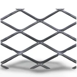 Hot Rolled Black Steel Expanded Metal Mesh Thickness 3 mm Width 2.44 m Length 6 m