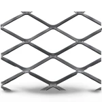 Hot Rolled Black Steel Expanded Metal Mesh Thickness 3 mm Width 2.44 m Length 7 m