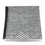 Hot Rolled Black Steel Expanded Metal Mesh Thickness 3.8 mm Width 2.44 M Length 2 m