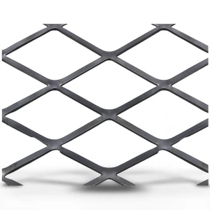 Hot Rolled Black Steel Expanded Metal Mesh Thickness 3.8 mm Width 2.44 M Length 2 m