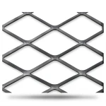 Hot Rolled Expanded Metal Mesh Tejari Shape Thickness 3.8 mm Size 2.44×4 m