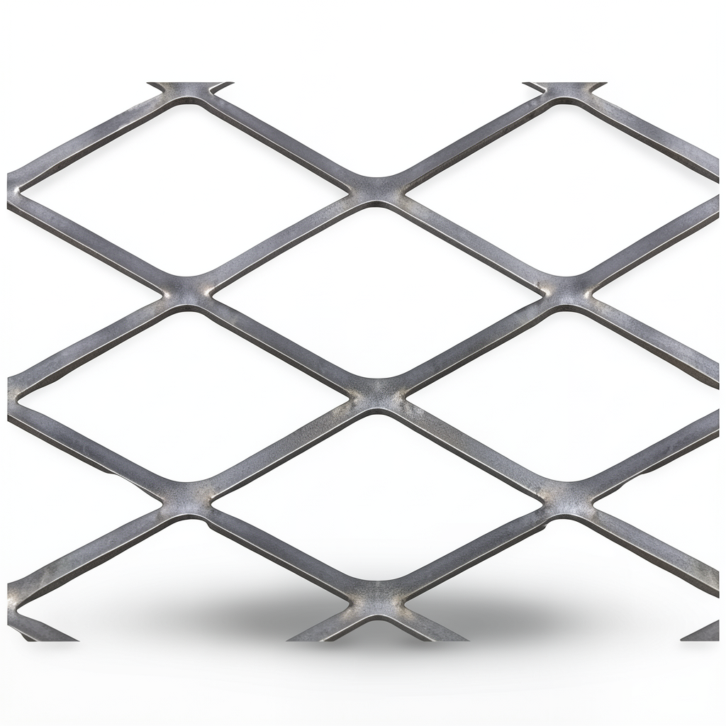 Hot Rolled Expanded Metal 4.8 mm Thickness 2.44×1 m Tejari Design