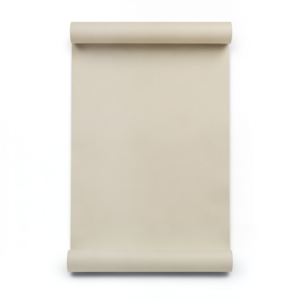 Plain Wall Covering 0.53 m x 10 m Beige Color, Model 17382