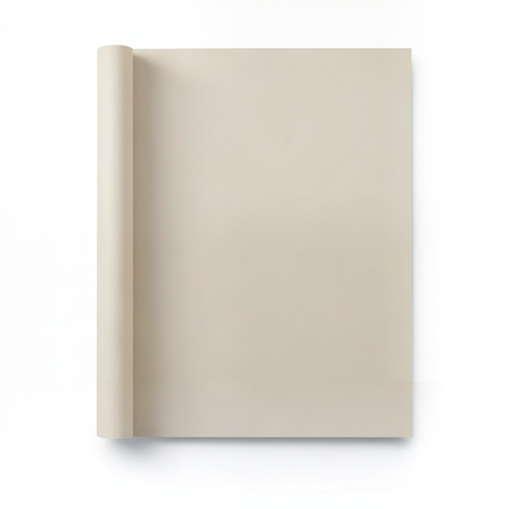 Plain Wall Covering Beige Color 0.53m x 10m, Model 17383