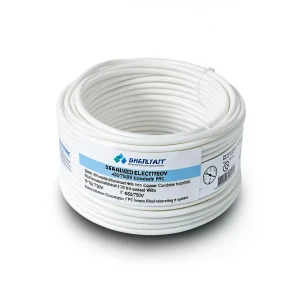 لفة سلك كهرباء نحاس مجدول 35 مم 450/750 فولت، معزول PVC 70°C، لون أبيض | شركة كابلات الشرقية للصناعة