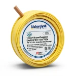 كابلات الشرقية سلك كهرباء نحاس مجدول 120 ملم² 450/750 فولت أصفر معزول PVC 70 درجة مئوية