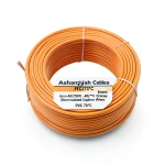 6mm Stranded Copper Wire, 450/750V, PVC 70°C Insulation, Orange | Asharqiyah Cables Company for Industry