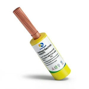 سلك كهرباء نحاس مجدول 70 مم2 معزول PVC 70°C اصفر، 450/750 فولت | شركة كابلات الشرقية للصناعة