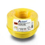 95mm Stranded Electric Wire 450/750V Copper PVC 70°C Yellow | Asharqiyah Cables Company for Industry