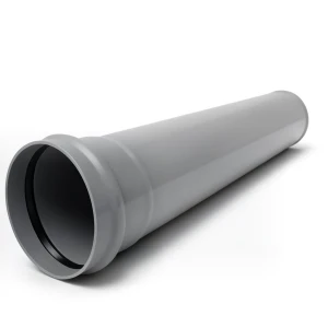 UPVC Pipe Underground Sewerage SDR 34 Size 125 mm Thickness 4.3 mm Gray