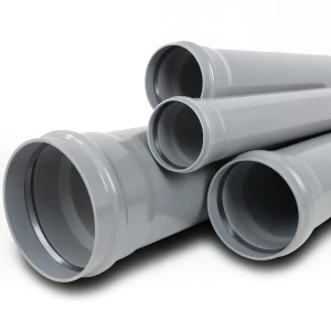 UPVC Pipe SDR 34 Size 200 mm Thickness 6.7 mm Grey Color