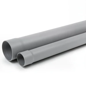 UPVC Plastic Pipe SDR 41 Outside Diameter 110 mm Thickness 3.8 mm Gray