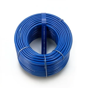 لفة سلك كهرباء مفرد نحاس شعر 1.5 sq mm 600/1000 فولت، عزل PVC لون أزرق | شركة الفنار