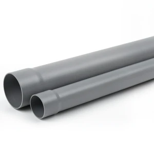 UPVC Pipe Underground Sewerage SDR 41 Size 125 mm Thickness 3.8 mm Gray