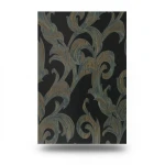 Classic Wallpaper Length 10m, Width 0.73m, Black Color, Model 57150