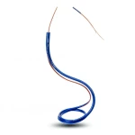 سلك مفرد نحاس شعر 2.5mm 600/1000 فولت معزول PVC لون أزرق | شركة الفنار