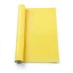 Wallpaper Plain Design 10 m x 0.53 m, Yellow Color, Model 17392