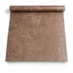 Italian Wallpaper Patterned Design Brown Color, Size 10m x 0.73m