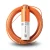Flexible Copper Wire 6mm 450/750V, Heat Resistant PVC Insulation, 100 Yards Coil, Orange | Al Fanar - Image 1