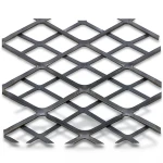 Hot Rolled Expanded Metal Wiremesh Thickness 4.8 mm Size 2.44×6 m
