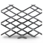Hot Rolled Expanded Metal Mesh Tejari Design Thickness 5.8 mm Size 2.44×1 m