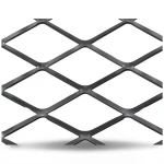 Hot Rolled Expanded Metal Thickness 5.8 mm Size 2.44×7 meter