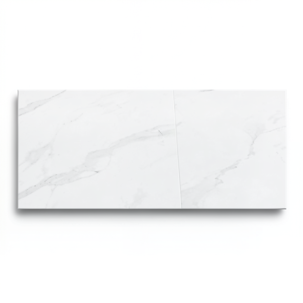 Indian Porcelain Floors 0.6×120×278 cm White, Glacier Model