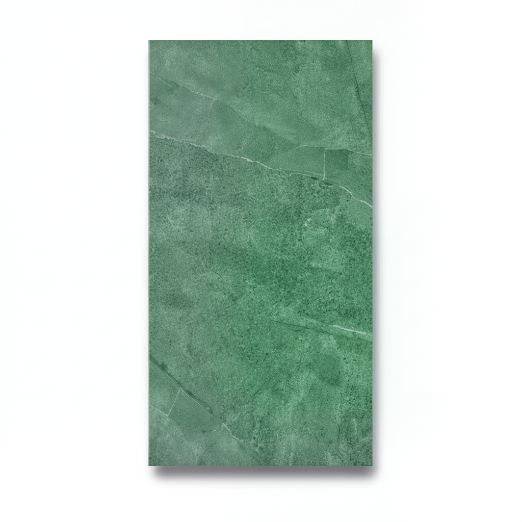 ارضيات بورسلان 0.9×120×280 سم لون اخضر، موديل فلاجستون