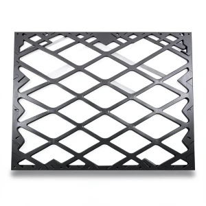 Hot Rolled Expanded Metal Mesh 4.8 mm Thickness 2.44×5 m, Black Steel