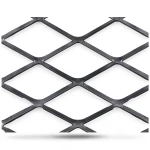 Hot Rolled Expanded Metal Mesh Tejari Design Thickness 5.8 mm Size 2.44×1 m