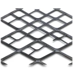 Hot Rolled Expanded Metal Wiremesh Thickness 5.8 mm Size 2.44×4 meter