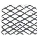Hot Rolled Flattened Expanded Metal 6 mm Wire Diameter 2.44 m Width 1 m Length