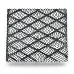 Hot Rolled Expanded Metal Mesh 6 mm Thickness, Size 2.44×2 m, Black Steel