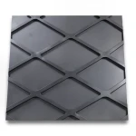 Hot Rolled Expanded Metal Sheet Flattened, Thickness 6 mm, Size 2.44×6 meter