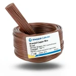 سلك كهرباء مجدول 50 مم² نحاس، 450/750 فولت، معزول PVC 70°C، بني | شركة كابلات الشرقية للصناعة