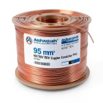سلك كهرباء مجدول 95 مم² 450/750 فولت موصل نحاس معزول PVC 70°C بني | شركة كابلات الشرقية للصناعة