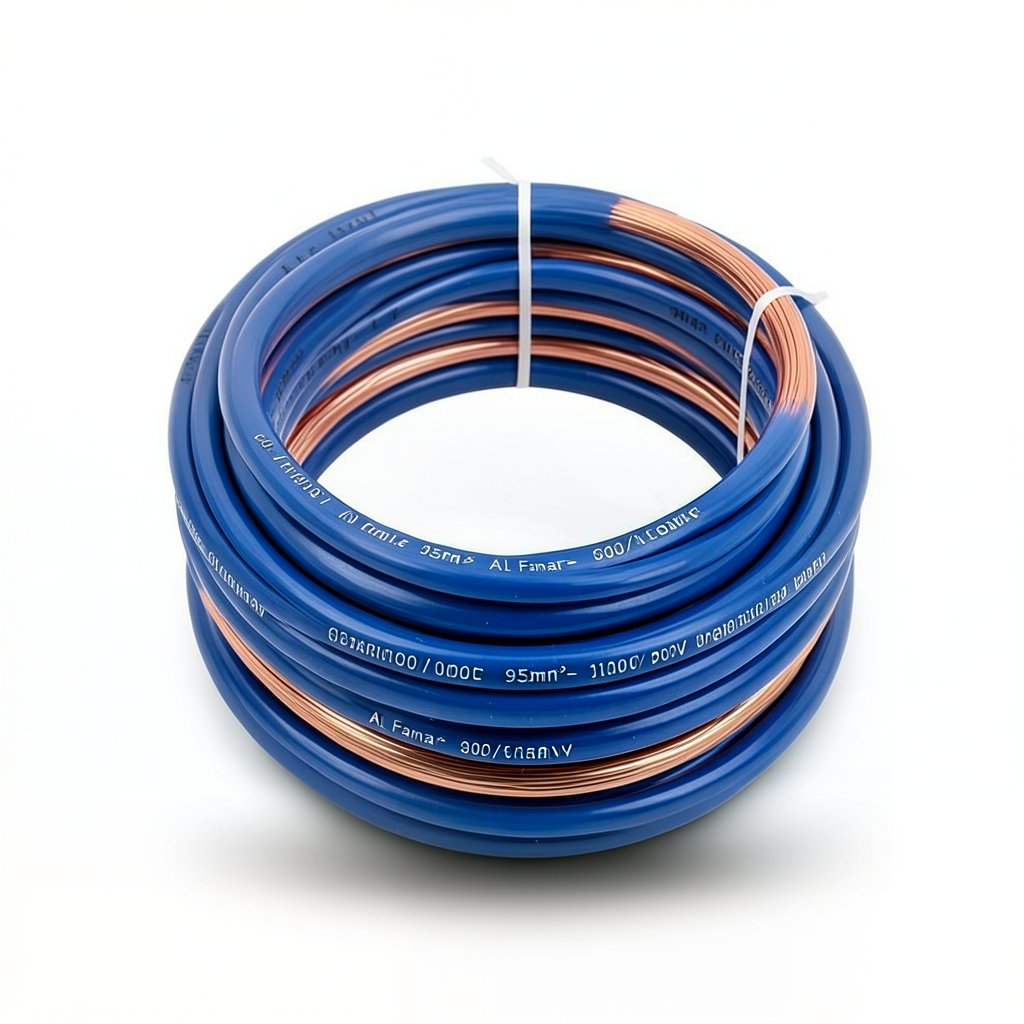 Flexible Single Wire 95mm² 600/1000V Copper Conductor PVC Insulated Blue | Al Fanar