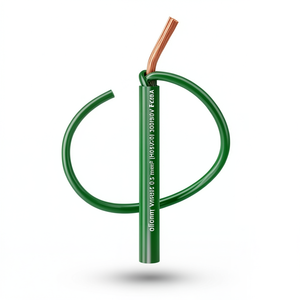 سلك كهرباء مفرد نحاس شعر عزل PVC، مقاس 0.75 mm، 600/1000 فولت | شركة الفنار