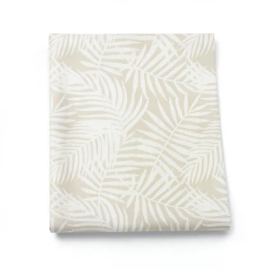 Leaf Patterned Wallpaper 10 m x 0.53 m Beige, Model 300322