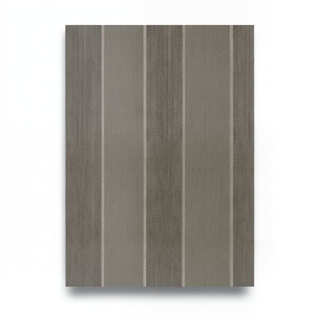 Italian Wallpaper Dark Beige Striped Design, Size 10mx0.73m, Model 275013