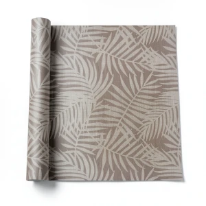 Dutch Leaf Patterned Wallpaper 10 m x 0.53 m Brown, Model 300321