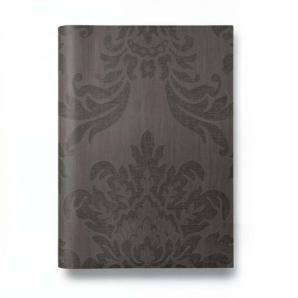 Classic Wallpaper Length 10m, Width 0.73m, Dark Brown Color