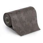 Classic Wallpaper 10m Length, 0.73m Width, Dark Brown Color