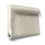 Wall Decoration Patterned Design 10 m x 1.06 m Beige, Model 78021